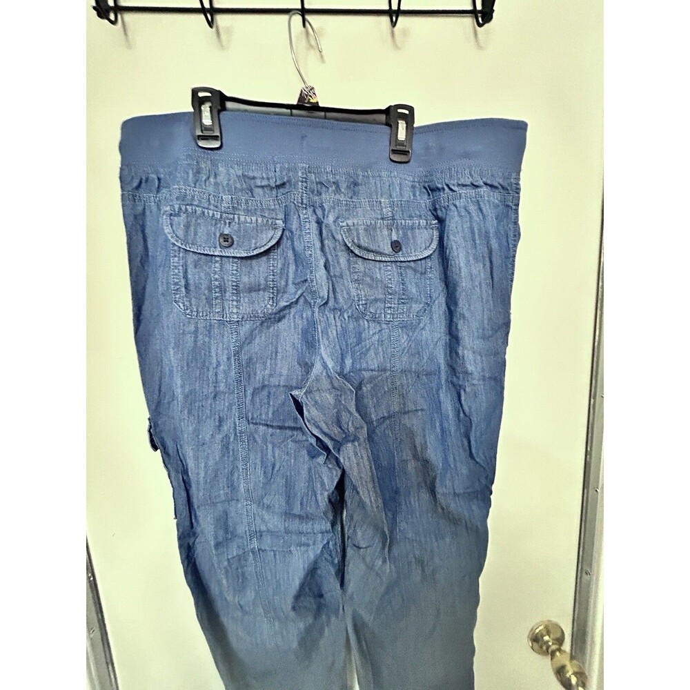 Tommy Hilfiger women's Soft Pant Chambray Blue XL - Picture 14 of 14